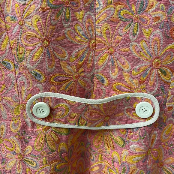 Walter Baker Brocade Daisy Coat Blazer Jacket - Picture 7 of 12